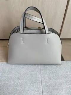 さらに値下げしました‼️グレー シンプル ハンドバッグ 約30cm