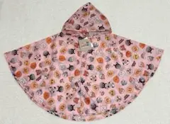 【新品タグ付き】アンパンマン レインポンチョ レインコート カッパ ピンク