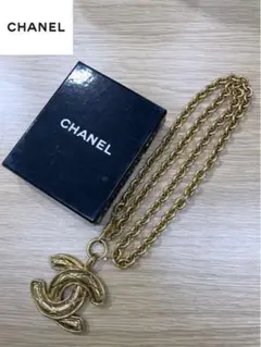 シャネル CHANEL ヴィンテージ チェーンネックレス ココマーク