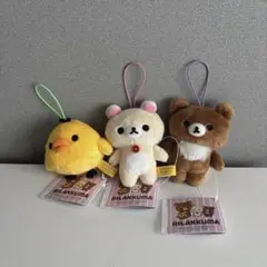 チャイロイコグマ コリラックマ キイロイトリ ゴムひも付き マスコット