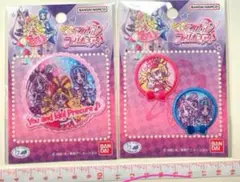 新作☆キミとアイドルプリキュア 2wayステッカーワッペン2種セット