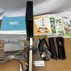 【動作確認済み】 wii ブラック セット