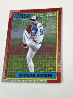 Spencer Strider Braves topps シルバーパック