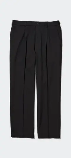 ユニクロ　uniqlo　タックワイドパンツ　ブラック　黒　Sサイズ