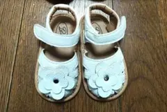 サンダル ホワイト お花 プール 海 ウォーターサンダル 12