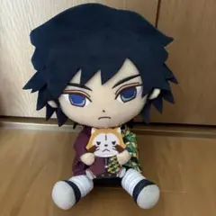 鬼滅の刃　冨岡義勇　ラスカルコラボぬいぐるみ