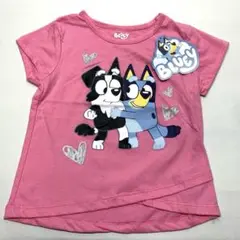 Bluey ブルーイ Tシャツ 女の子 可愛い キュート ピンク 3歳 4歳