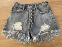 美品✨moussy ハイウエストショートパンツ