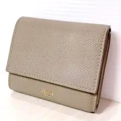 極美品 CELINE スモール トリフォールドウォレット 三つ折財布
