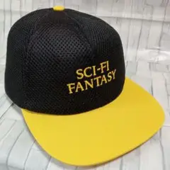 Sci-Fi Fantasy新品未使用キャップ帽子黒黄サイズFREE（L相当