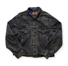超希少 80s Levi’s 70411 先染め ブラックデニム ジャケット