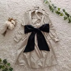 《美品✨》Sov.　ソブ　ビッグリボントレンチコート