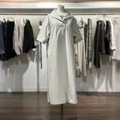 MHL. コットンロングワンピース　24SS