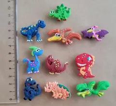クロックス ジビッツ アクセサリー 恐竜・ダイナソー　10点セット