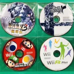 DiscのみWii 戦国無双3猛将伝 スマブラ マリオブラザーズ fitplus
