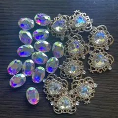 ハンドメイド パーツ ビジュー 宝石 キラキラ