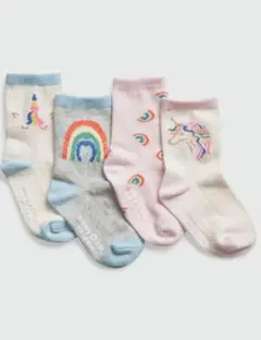 【新品未使用】baby GAP クルーソックス 4足セット 12-24month