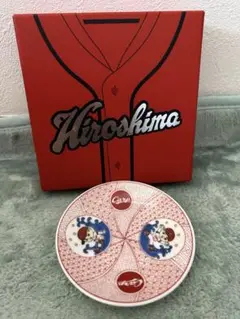 新品未使用☆カープ九谷焼豆皿