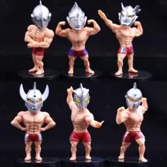新品未開封ウルトラマンムキムキマッチョフィギュア　6体