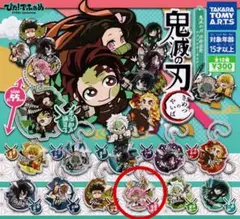 鬼滅の刃 ぴた！でふぉめ 任務出発 アクリルキーホルダー ガチャガチャ