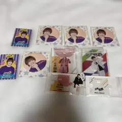 元木湧　アクスタ　缶バッジ　8点セット