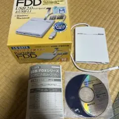 フロッピーディスクドライブ　usb-fdx1 アイ・オー・データ機器