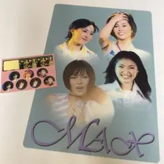 MAX　下敷き　シール　 MINA NANA RENA RINA