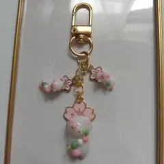 ぐで猫レジン 桜猫ちゃん親子