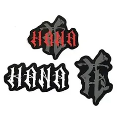 HANA hana ハナ NoNoGirls ノノガ ロゴステッカー 3種セット