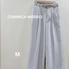 【コムサモデルズ】 ワイドパンツ　裏地あり　カジュアル
