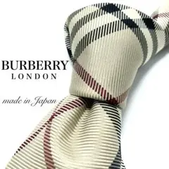 【美品】BURBERRY LONDON ネクタイ バーバリーチェック 希少品