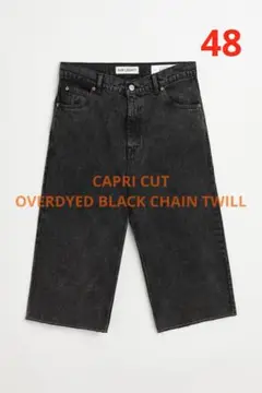 OUR LEGACY CAPRI CUT OVERDYED BLACK 48