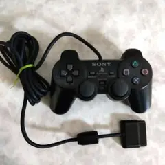 SONY　PS2　純正アナログコントローラーDUALSHOCK2　ブラック