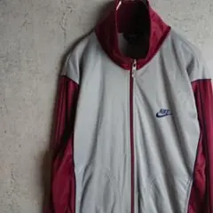 80s ナイキ NIKE トラックジャケット 紺タグ 日本製 ジャージ 古着