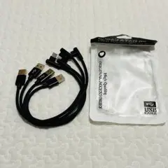 4本 (20CM) 66W/5A USB Type C/タイプc ケーブル