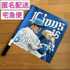 隅田知一郎　16番　西武ライオンズ　西武ブルーシリーズ　選手ミニフラッグ