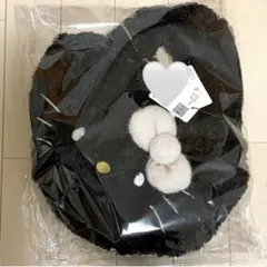 ＊新品未開封＊オペークドットクリップ　キティ　ふわふわマルシェバッグ　ブラック♡