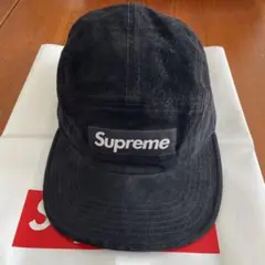 Supreme 黒 ワークキャップ