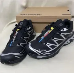 SALOMON XT-6 GORE-TEX シルバー ブラック