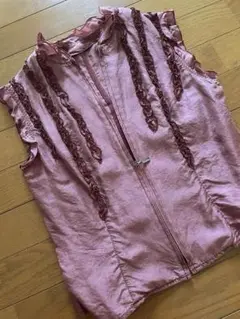 【極美品】PINOREノースリーブ　ブラウス38サイズ再々値下げ