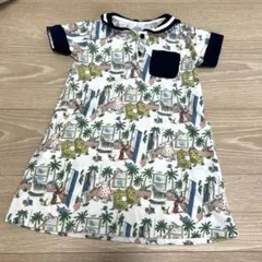 おさるのジョージ 半袖ワンピース 100cm