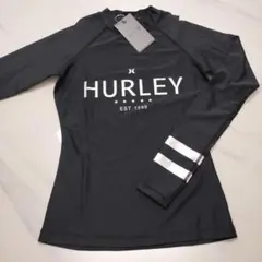 Hurleyハーレー ラッシュガード長袖 黒ブラック レディースSサイズ