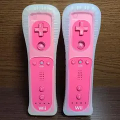 Wii WiiU リモコン ピンク セット