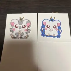 とっとこハム太郎　ハム太郎　リボンちゃん　こうしくん　ラバーキーホルダー