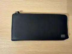 訳あり　 ポーター カレント 長財布 L字ファスナー ブラック　黒