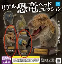 リアル恐竜ヘッドコレクション2体セット！