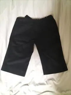 Drawer デゥロワー 黒 ハーフパンツ カシミヤ混