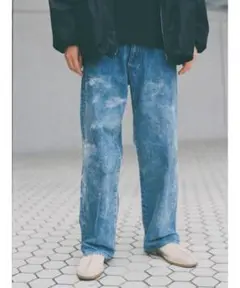 パンツ LIDNM SUNBURN FADED DENIM LIDNM（リドム）の「SUNBURN FADED DENIM（デニムパンツ）」 - WEAR