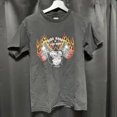 フレイムプリント ブラック Tシャツ