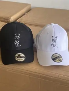 YSL サンロ-ランxニュ-エラ コラボキャップ プラックノホフイト